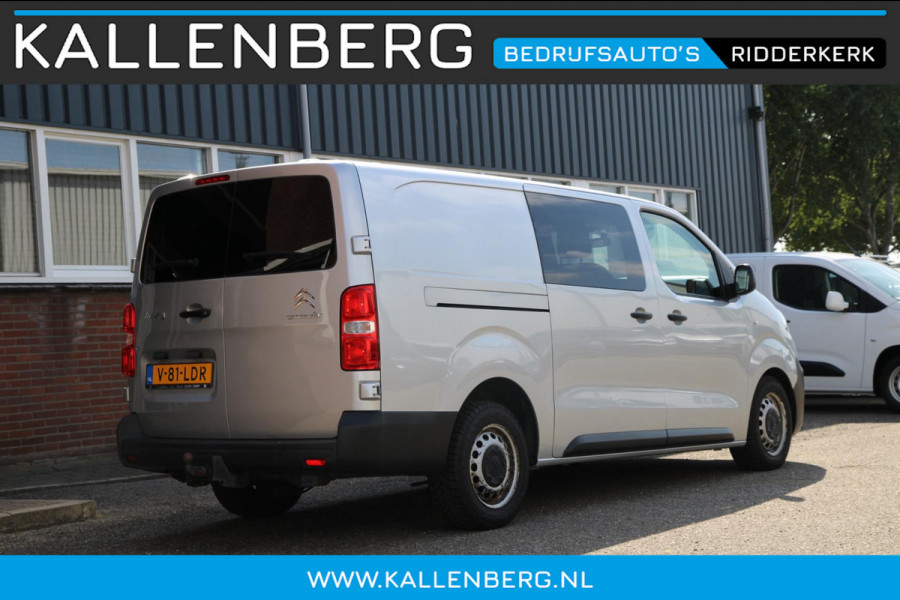 Citroën Jumpy 2.0 BlueHDI 122PK Business L3H1 DC / 5 pers / Dubbel cabine / Trekhaak / Navi