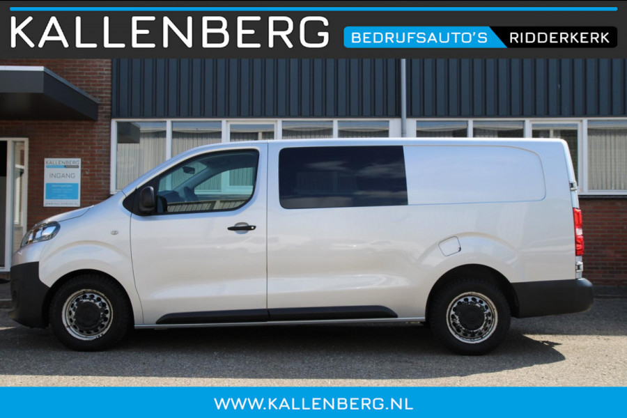 Citroën Jumpy 2.0 BlueHDI 122PK Business L3H1 DC / 5 pers / Dubbel cabine / Trekhaak / Navi