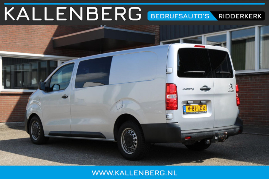 Citroën Jumpy 2.0 BlueHDI 122PK Business L3H1 DC / 5 pers / Dubbel cabine / Trekhaak / Navi