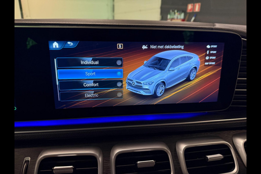 Mercedes-Benz GLE Coupé 350 e 4MATIC AMG 22'' PANO/LEDER/STOEL-M/H-UP/BURMESTER/LUCHTVERING/DAB/CARPLAY/SFEERVERL///