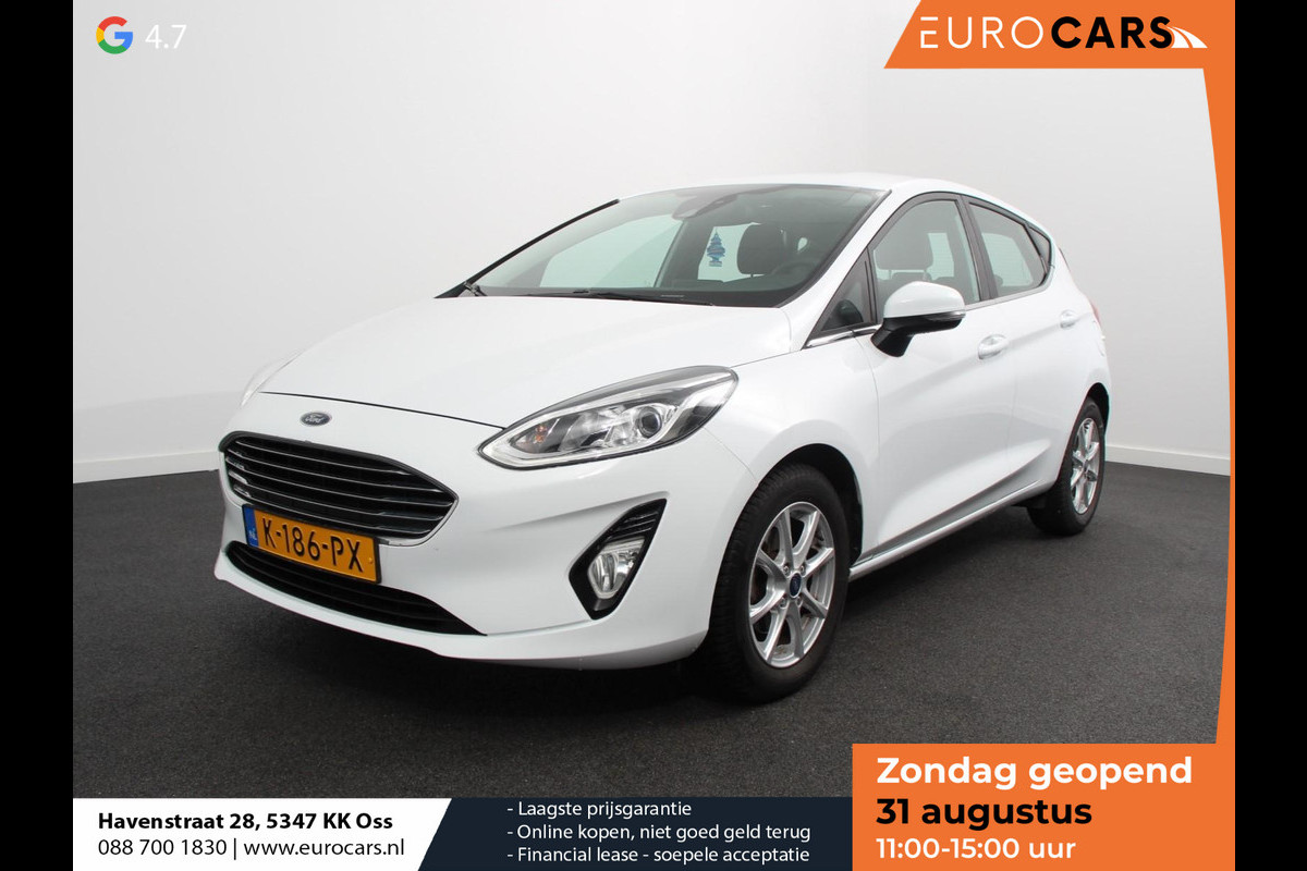 Ford Fiesta 1.0 EcoBoost Titanium | Navigatie | Apple Carplay/Android Auto | Climate Control | Stoelverwarming | Cruise Control | Lichtmetalen Velgen