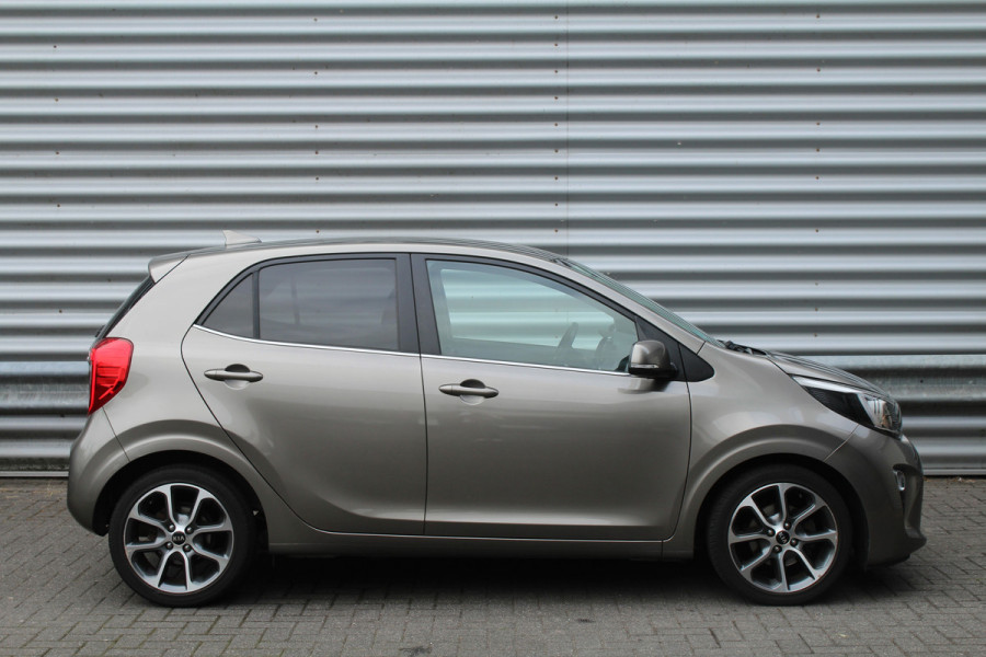 Kia Picanto 1.0 CVVT 67pk Design Edition NL-Auto Clima Cruise Navi Camera Leder 16"LMV 1e Eigenaar