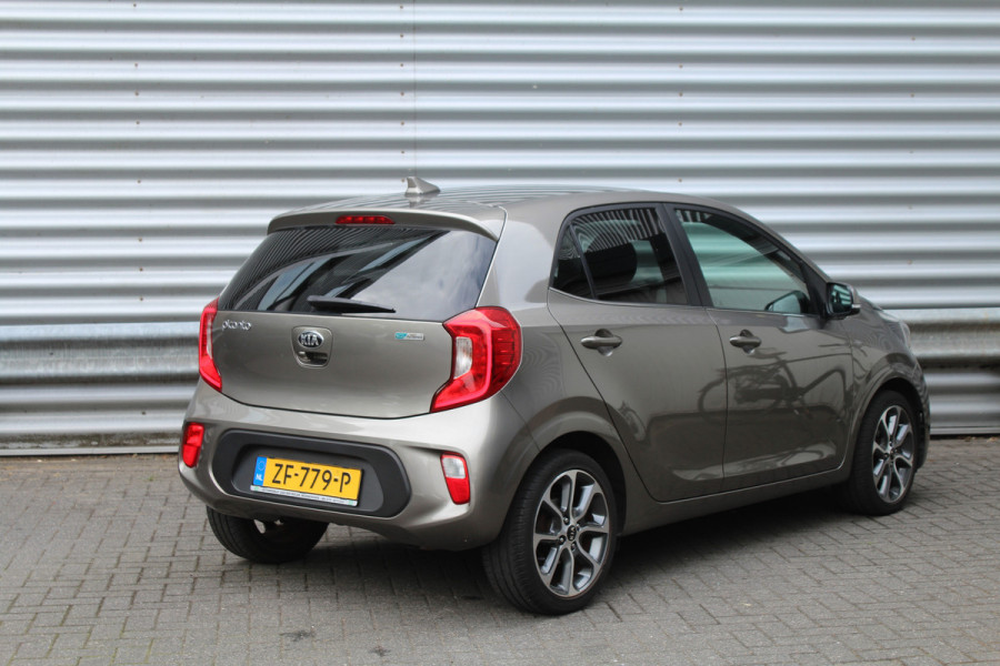 Kia Picanto 1.0 CVVT 67pk Design Edition NL-Auto Clima Cruise Navi Camera Leder 16"LMV 1e Eigenaar