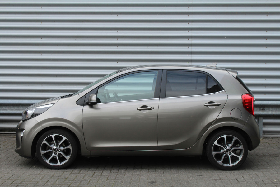 Kia Picanto 1.0 CVVT 67pk Design Edition NL-Auto Clima Cruise Navi Camera Leder 16"LMV 1e Eigenaar