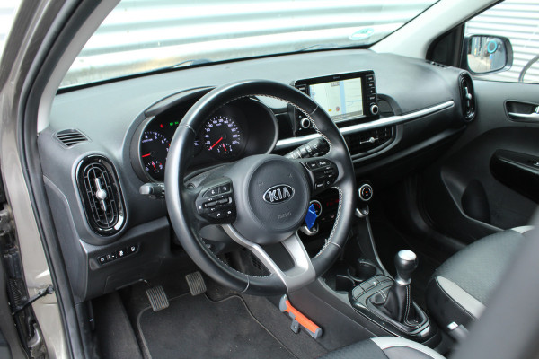 Kia Picanto 1.0 CVVT 67pk Design Edition NL-Auto Clima Cruise Navi Camera Leder 16"LMV 1e Eigenaar
