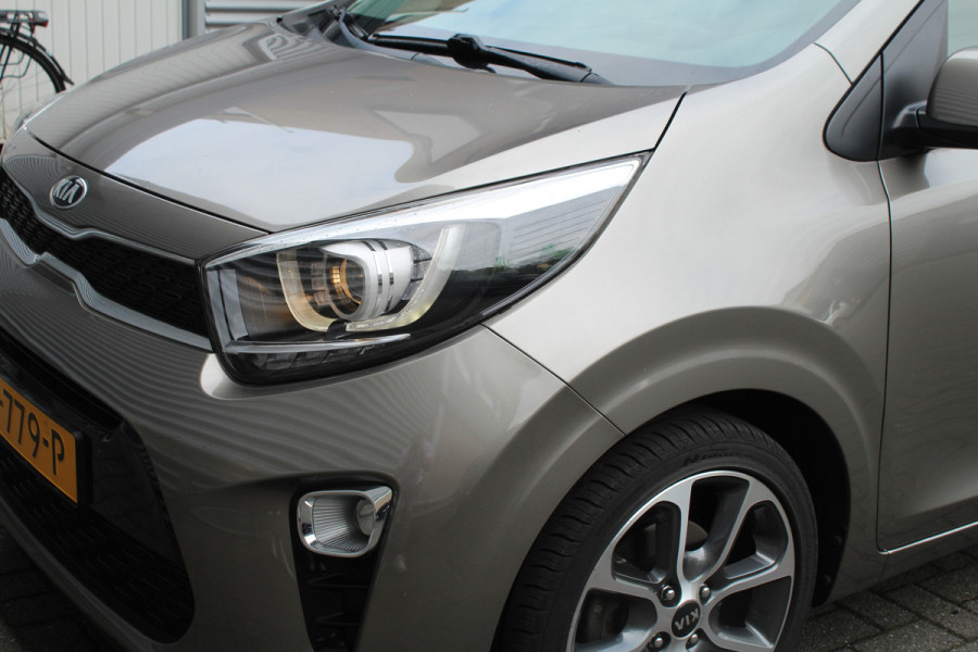 Kia Picanto 1.0 CVVT 67pk Design Edition NL-Auto Clima Cruise Navi Camera Leder 16"LMV 1e Eigenaar