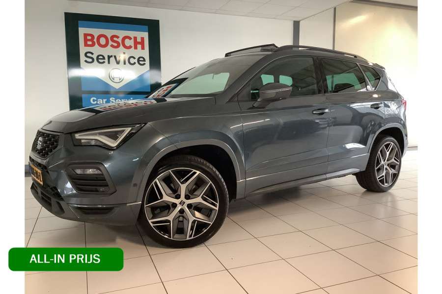 Seat Ateca 1.5 TSI FR Business Intense Panodak, Automaat, Keyless entry en start, Dealer onderhouden Dodehoek detectie, Beats audio en wegklapbare trekhaak
