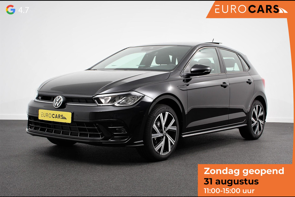 Volkswagen Polo 1.0 TSI DSG R-Line Demo! | Panorama dak Navigatie App Connect Climate Control DAB | LED Parkeer sensoren Camera Cruise control adaptive  Lichtmetalen velgen