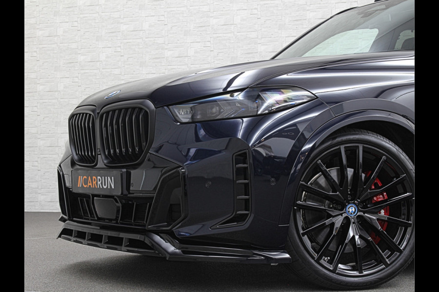 BMW X5 50e M-Performance Seats | M-Sport Pro | 360 Camera | Soft-Close | Panorama | Indiv. Leder | 4-Zone Clima | Stoelventilatie | Head-Up | Harman-Kardon | Keyless-Entry | Memory | M-Gordels | Stuurverwarming | Stoelverwarming V+A | Zonwering | Parfumering | Iso-Glas | Iconic-Glow | Beker Koeling & Verwarming | Standkachel | Carplay |