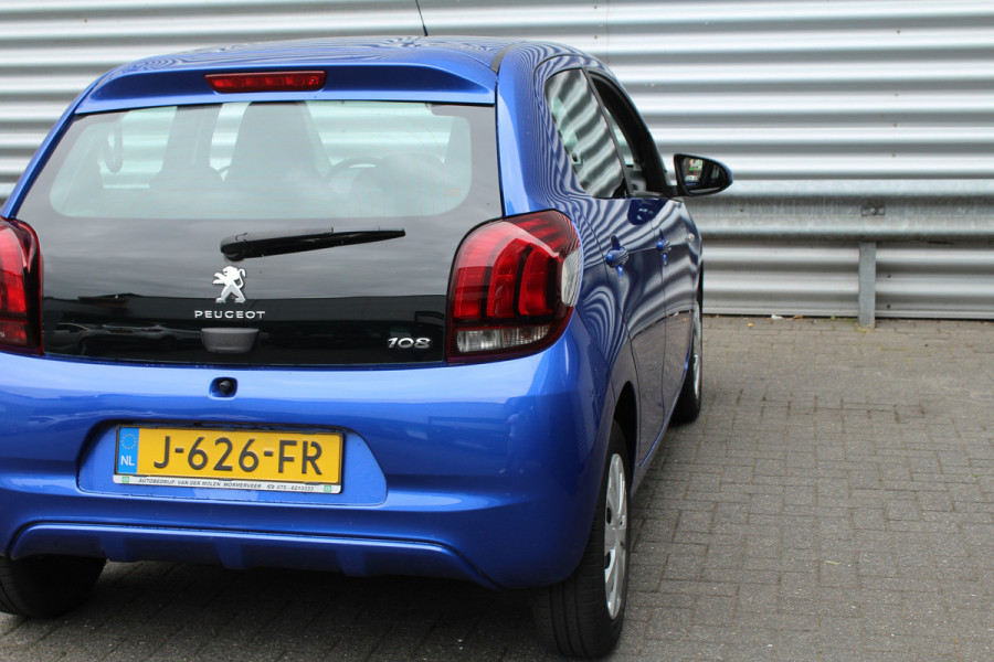Peugeot 108 1.0 e-VTi 73pk Active 5 Deurs NL-Auto NAP BTW Airco CPV El. Ramen LED
