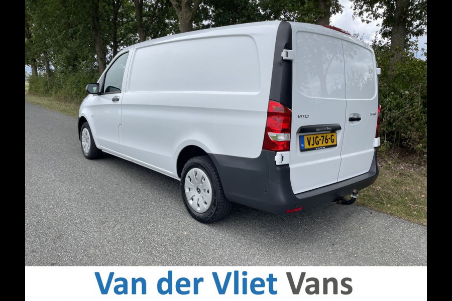 Mercedes-Benz Vito 116 CDI 164pk E6 Lang BPM Vrij! Lease €352 p/m, Airco, Navi+Camera, Trekhaak, PDC V+A, Bedrijfsinrichting, Onderhoudshistorie aanwezig