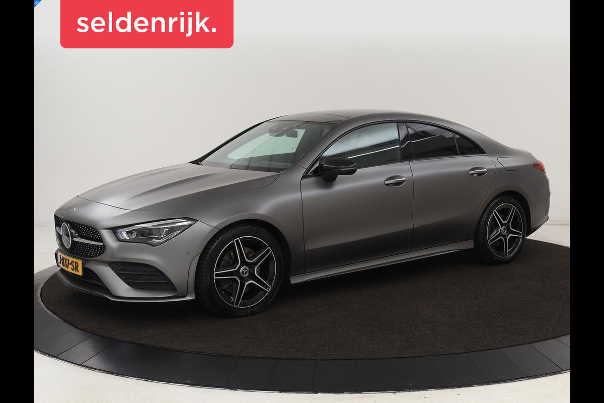 Mercedes-Benz CLA-Klasse 200 Business Solution AMG | Panoramadak | Adaptive cruise | Carplay | Stoelverwarming | Camera | Matrix LED | Keyless | Navigatie | Leder/Alcantara | Widescreen | Designo Lak Mercedes-Benz CLA-Klasse 200 Business Solution AMG | Panoramadak | Adaptive cruise | Carplay | Stoelverwarming | Camera | Matrix LED | Keyless | Navigatie | Leder/Alcantara | Widescreen | Designo Lak