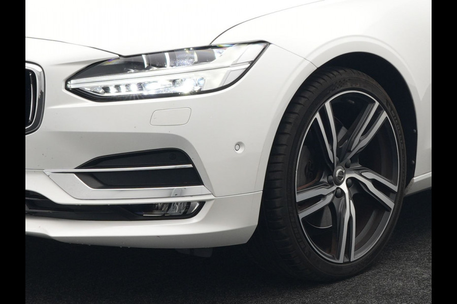 Volvo V90 T5 Inscription 255pk Automaat | Panodak | Trekhaak af Fabriek | Adaptive Cruise | Luxe Lederen Comfortzetels Massage & Memory |  Head Up | Bowers & Wilkins | 360 Camera | BLIS | 20"L.M |
