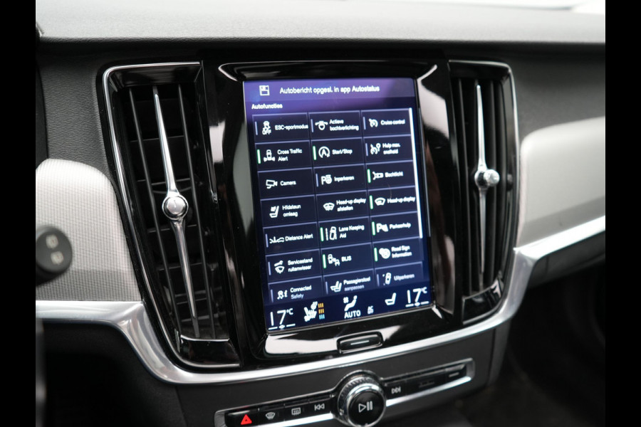Volvo V90 T5 Inscription 255pk Automaat | Panodak | Trekhaak af Fabriek | Adaptive Cruise | Luxe Lederen Comfortzetels Massage & Memory |  Head Up | Bowers & Wilkins | 360 Camera | BLIS | 20"L.M |