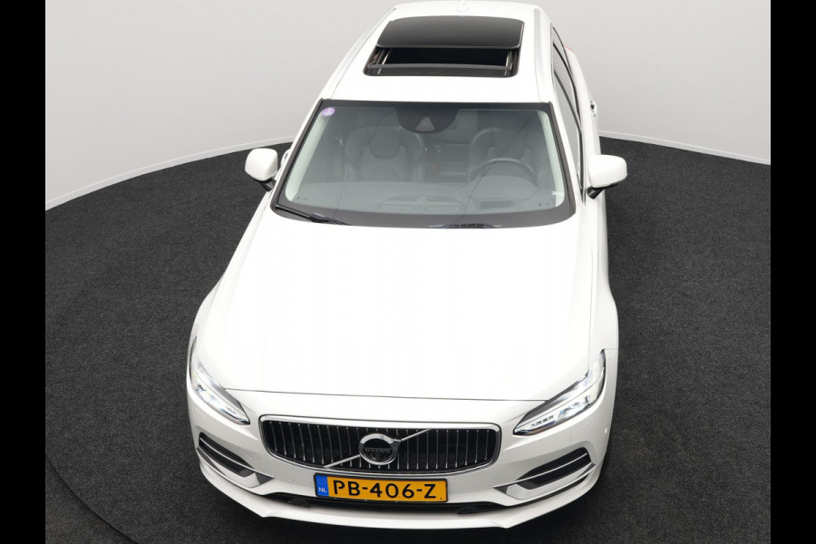 Volvo V90 T5 Inscription 255pk Automaat | Panodak | Trekhaak af Fabriek | Adaptive Cruise | Luxe Lederen Comfortzetels Massage & Memory |  Head Up | Bowers & Wilkins | 360 Camera | BLIS | 20"L.M |