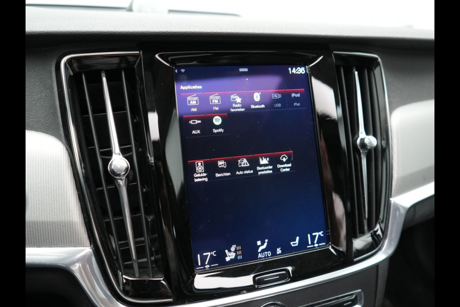 Volvo V90 T5 Inscription 255pk Automaat | Panodak | Trekhaak af Fabriek | Adaptive Cruise | Luxe Lederen Comfortzetels Massage & Memory |  Head Up | Bowers & Wilkins | 360 Camera | BLIS | 20"L.M |