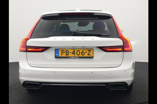 Volvo V90 T5 Inscription 255pk Automaat | Panodak | Trekhaak af Fabriek | Adaptive Cruise | Luxe Lederen Comfortzetels Massage & Memory |  Head Up | Bowers & Wilkins | 360 Camera | BLIS | 20"L.M |