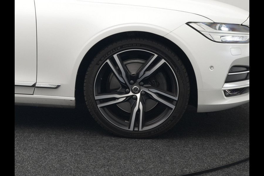 Volvo V90 T5 Inscription 255pk Automaat | Panodak | Trekhaak af Fabriek | Adaptive Cruise | Luxe Lederen Comfortzetels Massage & Memory |  Head Up | Bowers & Wilkins | 360 Camera | BLIS | 20"L.M |