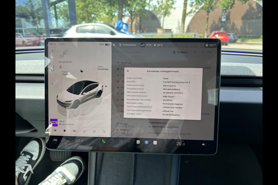 Tesla Model 3 RWD 60 kWh 1e eigenaar | Origineel Nederlandse auto met NAP | Fabrieksgarantie tot 04-2028 |