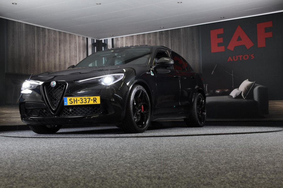 Alfa Romeo Stelvio 2.9 V6 AWD Quadrifoglio / 510 Pk / Acc / Lane Assist / Carbon / Camera / Open Panoramadak / Led / Pdc / 21 Inch