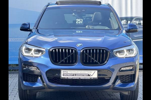 BMW X3 xDrive30e M-SPORT ** ADAPT LED, NAVI+, PANORAMA, TREKH, 20-inch LMV, PHYTONIC BLAU ** 1e EIG ** ** INFORMEER OOK NAAR ONZE AANTREKKELIJKE FINANCIAL-LEASE TARIEVEN **