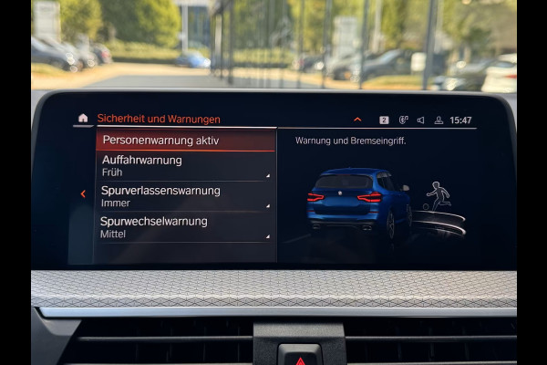BMW X3 xDrive30e M-SPORT ** ADAPT LED, NAVI+, PANORAMA, TREKH, 20-inch LMV, PHYTONIC BLAU ** 1e EIG ** ** INFORMEER OOK NAAR ONZE AANTREKKELIJKE FINANCIAL-LEASE TARIEVEN **