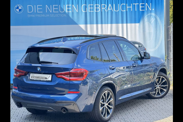 BMW X3 xDrive30e M-SPORT ** ADAPT LED, NAVI+, PANORAMA, TREKH, 20-inch LMV, PHYTONIC BLAU ** 1e EIG ** ** INFORMEER OOK NAAR ONZE AANTREKKELIJKE FINANCIAL-LEASE TARIEVEN **