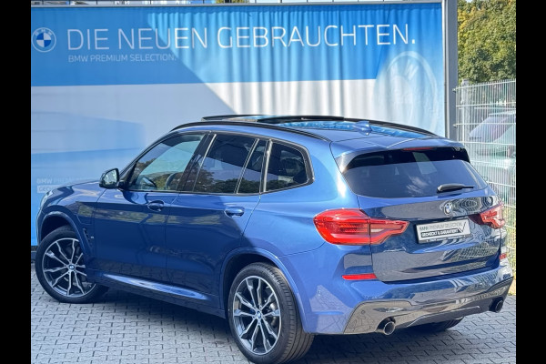 BMW X3 xDrive30e M-SPORT ** ADAPT LED, NAVI+, PANORAMA, TREKH, 20-inch LMV, PHYTONIC BLAU ** 1e EIG ** ** INFORMEER OOK NAAR ONZE AANTREKKELIJKE FINANCIAL-LEASE TARIEVEN **