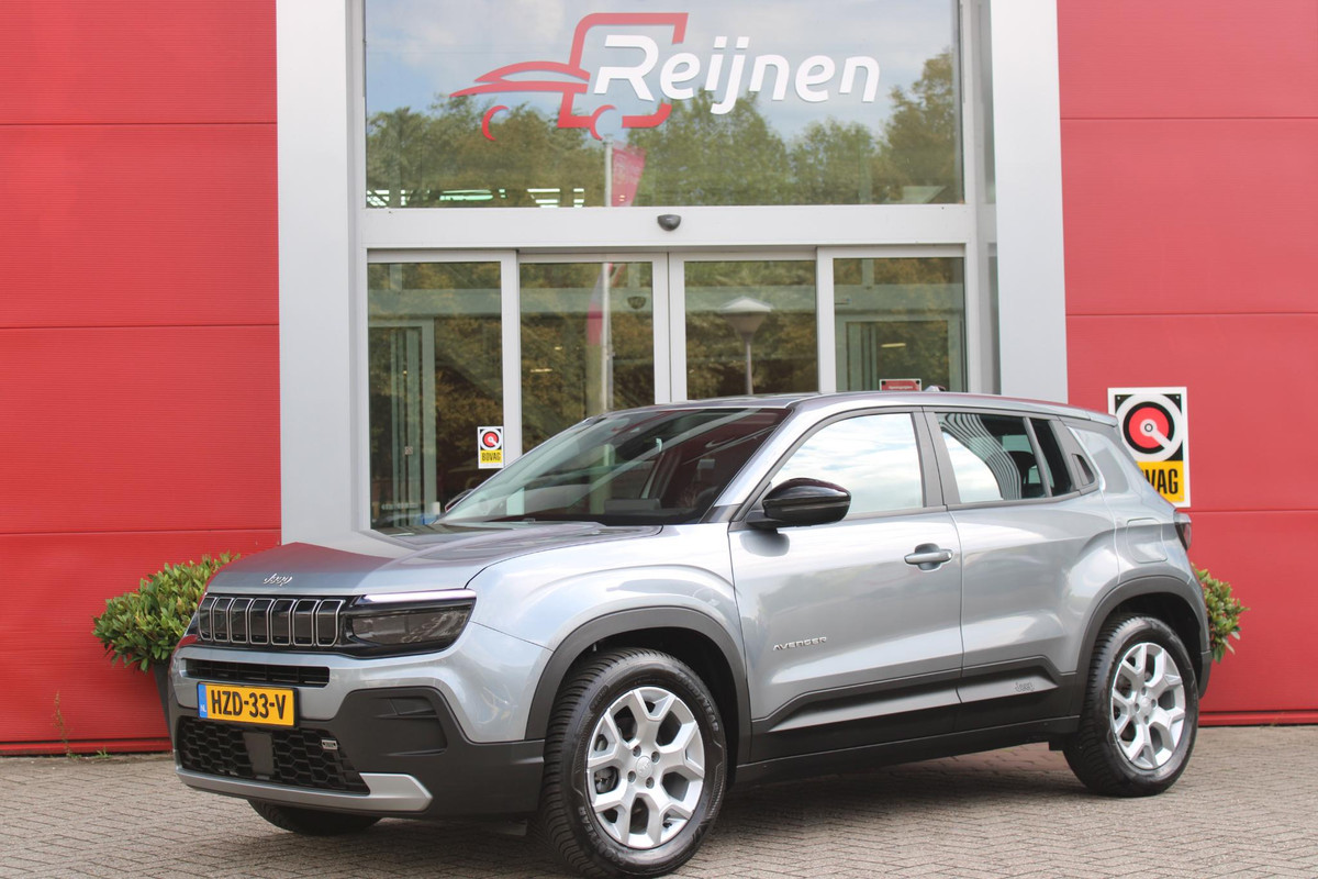 Jeep Avenger 1.2 100PK ALTITUDE | JBL AUDIO | NAVIGATIE | STOEL VERWARMING | DRAADLOZE APPLE CARPLAY/ANDROID AUTO | DRAADLOZE TELEFOONLADER | ADAPTIVE CRUISE CONTROL | DAB+ RADIO | LED KOPLAMPEN | LICHTMETALEN VELGEN | KEYLESS ENTRY/START | ELEKTRISCH BEDIENBARE ACHTERKLEP | CLIMATE CONTROL | Jeep Avenger 1.2 100PK ALTITUDE | JBL AUDIO | NAVIGATIE | STOEL VERWARMING | DRAADLOZE APPLE CARPLAY/ANDROID AUTO | DRAADLOZE TELEFOONLADER | ADAPTIVE CRUISE CONTROL | DAB+ RADIO | LED KOPLAMPEN | LICHTMETALEN VELGEN | KEYLESS ENTRY/START | ELEKTRISCH BEDIENBARE ACHTERKLEP | CLIMATE CONTROL |