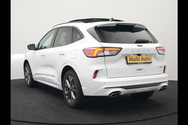 Ford Kuga 2.5 ST-Line Plug in Hybrid 225pk Dealer O.H PHEV | Trekhaak Af Fabriek | Panodak | Head up | Adaptive Cruise | 360 Camera | Sportstoelen Verwarmd | Keyless | Apple Carplay | Navigatie | DAB |