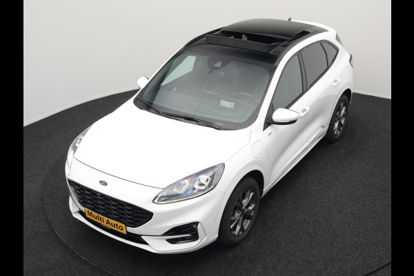 Ford Kuga 2.5 ST-Line Plug in Hybrid 225pk Dealer O.H PHEV | Trekhaak Af Fabriek | Panodak | Head up | Adaptive Cruise | 360 Camera | Sportstoelen Verwarmd | Keyless | Apple Carplay | Navigatie | DAB |