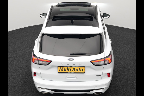 Ford Kuga 2.5 ST-Line Plug in Hybrid 225pk Dealer O.H PHEV | Trekhaak Af Fabriek | Panodak | Head up | Adaptive Cruise | 360 Camera | Sportstoelen Verwarmd | Keyless | Apple Carplay | Navigatie | DAB |