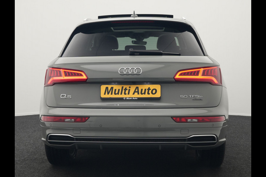 Audi Q5 50 TFSI e Quattro S Line Plug In Hybrid 299pk Dealer O.H PHEV | Panodak | Adaptive Cruise | Head Up | Camera | Virtual | Apple Carplay | Keyless | 19" L.M |