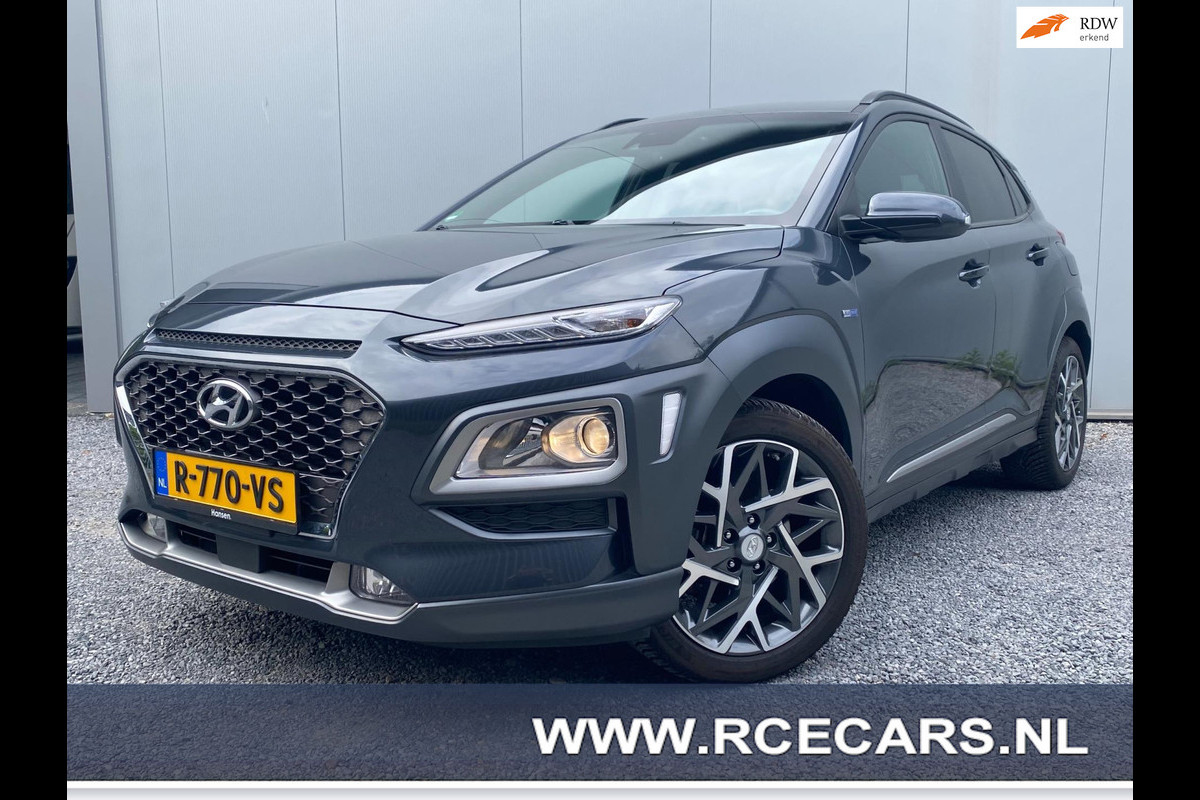 Hyundai Kona 1.6 GDI HEV Premium Black Edition | Carplay | Trekhaak|D.A.B|Camera|Keyless Go | Dealer Onderh !!!