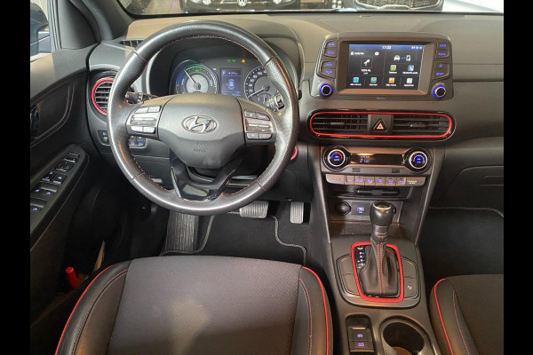 Hyundai Kona 1.6 GDI HEV Premium Black Edition | Carplay | Trekhaak|D.A.B|Camera|Keyless Go | Dealer Onderh !!!