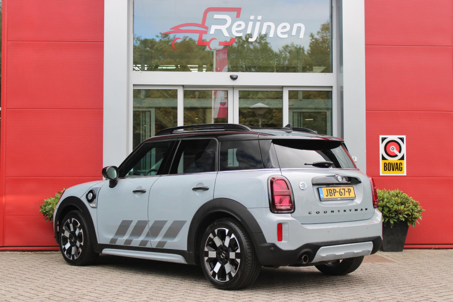 MINI Countryman 2.0 Cooper S E ALL4 UNTAMED | PANORAMISCH SCHUIF/KANTEL DAK | HARMAN KARDON PREMIUM AUDIO SYSTEM | FULL LEDEREN BEKLEDING | ELEKTRISCH BEDIENBARE VOORSTOELEN MET GEHEUGEN OP DE BESTUURDERSSTOEL | DRAADLOZE APPLE CARPLAY/ANDROID AUTO | DRAADLOZE TELEFOONLADER | NAVIGATIE | ACHTERUITRIJ CAMERA | FULL LED KOPLAMPEN | STOEL/VOORRUIT VERWARMING | 18" LICHTMETALEN VELGEN | HEAD UP DISPLAY | ADAPTIVE CRUISE CONTROL | UNION JACK ACHTERLICHTEN | KEYLESS ENTRY/START |