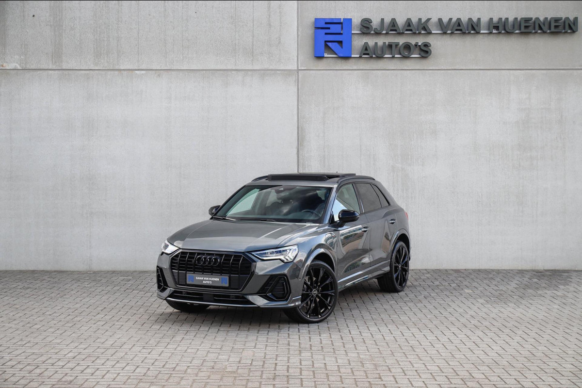 Audi Q3 45 TFSI e S Line Edition 245pk S-Tronic! 1e Eig|DLR|Panoramadak|Virtual Cockpit|LED Matrix|Leder|ACC|Camera|Black|Trekhaak Audi Q3 45 TFSI e S Line Edition 245pk S-Tronic! 1e Eig|DLR|Panoramadak|Virtual Cockpit|LED Matrix|Leder|ACC|Camera|Black|Trekhaak