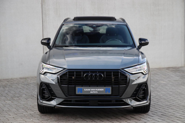 Audi Q3 45 TFSI e S Line Edition 245pk S-Tronic! 1e Eig|DLR|Panoramadak|Virtual Cockpit|LED Matrix|Leder|ACC|Camera|Black|Trekhaak