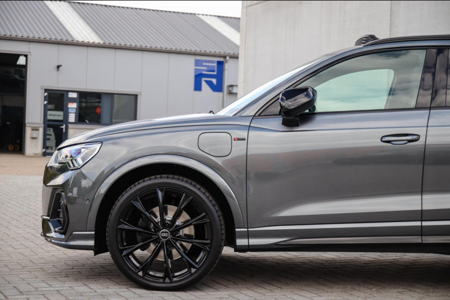 Audi Q3 45 TFSI e S Line Edition 245pk S-Tronic! 1e Eig|DLR|Panoramadak|Virtual Cockpit|LED Matrix|Leder|ACC|Camera|Black|Trekhaak