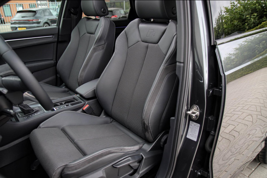 Audi Q3 45 TFSI e S Line Edition 245pk S-Tronic! 1e Eig|DLR|Panoramadak|Virtual Cockpit|LED Matrix|Leder|ACC|Camera|Black|Trekhaak