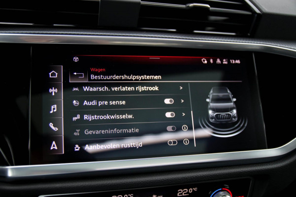 Audi Q3 45 TFSI e S Line Edition 245pk S-Tronic! 1e Eig|DLR|Panoramadak|Virtual Cockpit|LED Matrix|Leder|ACC|Camera|Black|Trekhaak