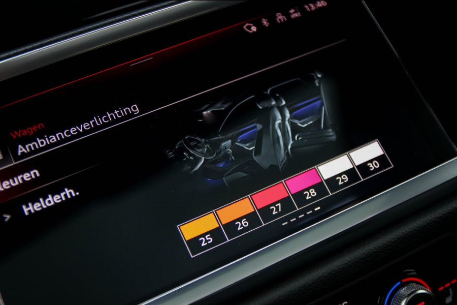 Audi Q3 45 TFSI e S Line Edition 245pk S-Tronic! 1e Eig|DLR|Panoramadak|Virtual Cockpit|LED Matrix|Leder|ACC|Camera|Black|Trekhaak