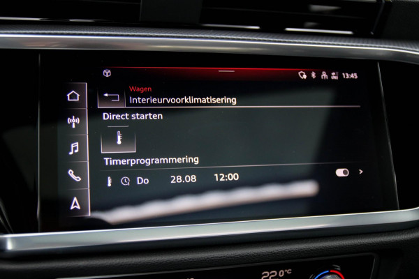 Audi Q3 45 TFSI e S Line Edition 245pk S-Tronic! 1e Eig|DLR|Panoramadak|Virtual Cockpit|LED Matrix|Leder|ACC|Camera|Black|Trekhaak