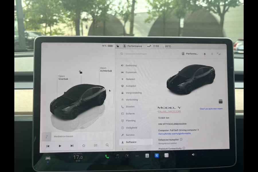 Tesla Model Y Performance AWD 75 kWh Enhanced Autopilot | 1e eigenaar | Origineel NL met NAP | Fabrieksgarantie t/m 31-03-2026 | Rijklaar geleverd
