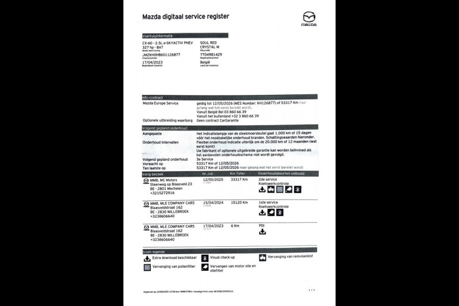 Mazda CX-60 2.5 e-SkyActiv PHEV Exclusive-Line CARPLAY / LEDER / ADAPTIVE CRUISE / NAVI / TREKHAAK