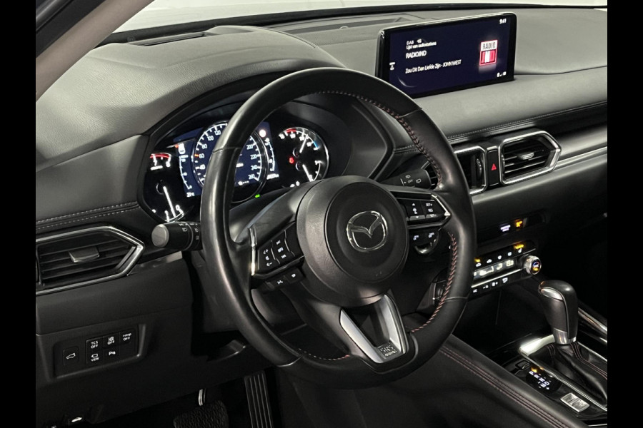 Mazda CX-5 2.5 SkyActiv-G Homura *CUSTOM*| Adapt. Cruise control | Trekhaak | Head-up | BOSE | Stoel-/Stuurwiel verwarming | 360 graden Camera