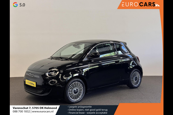 Fiat 500 Icon 42 kWh 118pk Aut. Navigatie Carplay Parkeersensoren achter + Camera Cruise Control Virtual Cockpit Lichtmetalen velgen Climate Control Lane/Side Assist