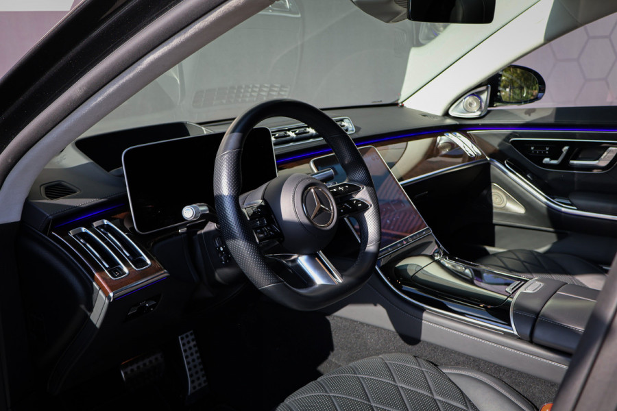 Mercedes-Benz S-Klasse 500 4MATIC Lang AMG Line | BURMESTER HIGH END 4D | ADAPTIVE CRUISE CONTROL | ACHTERASBESTURING | STOELVERARMING & VERKOELING & M