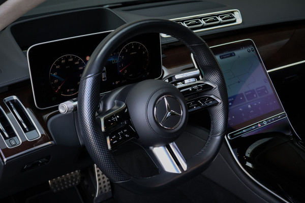 Mercedes-Benz S-Klasse 500 4MATIC Lang AMG Line | BURMESTER HIGH END 4D | ADAPTIVE CRUISE CONTROL | ACHTERASBESTURING | STOELVERARMING & VERKOELING & M