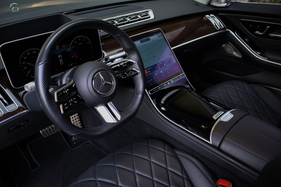 Mercedes-Benz S-Klasse 500 4MATIC Lang AMG Line | BURMESTER HIGH END 4D | ADAPTIVE CRUISE CONTROL | ACHTERASBESTURING | STOELVERARMING & VERKOELING & M